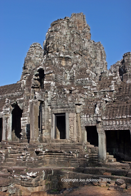 Building with Face Tower on 2nd Level, Bayon Temple